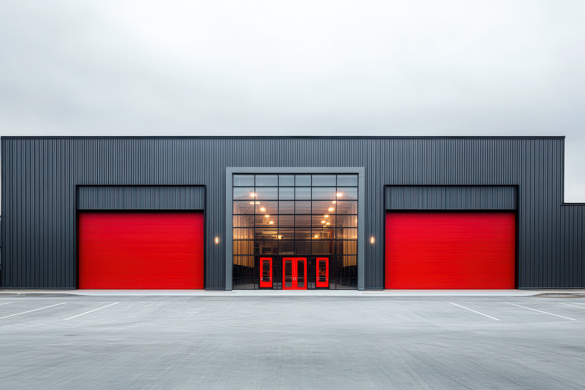 Commercial garage door installation in Los Angeles